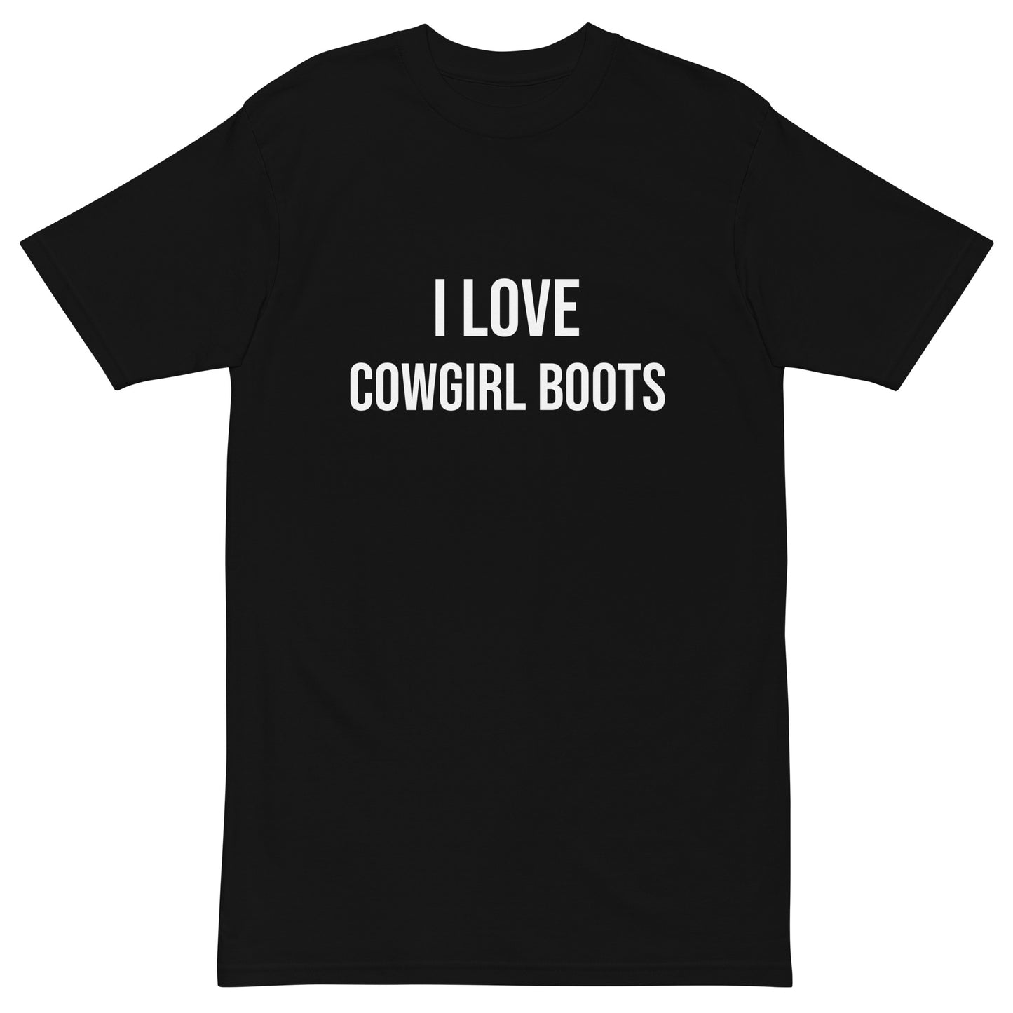 I LOVE COWGIRL BOOTS TEE